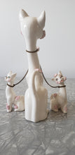 Load image into Gallery viewer, Kreiss and Co. Long Necked Mother Cat and Kittens