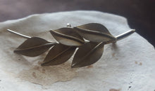 Load image into Gallery viewer, Vintage Bond Boyd Sterling Brooch - modern estate brooch, leaves, 1950s, 1960s