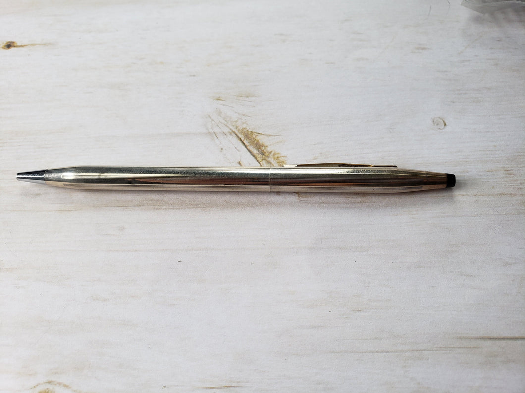 Vintage Sterling Silver Cross Executive Century Ball Point Pen - mid century, 925 pen, purse pen, 1960s