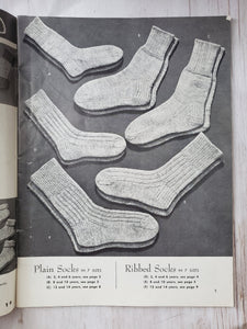 Vintage Knitting and Crochet Booklets - craft booklets, instruction booklets, how to, vintage craft patterns, craft manuals, sock patterns