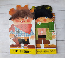 Load image into Gallery viewer, Vintage Children&#39;s Activity Books Story Books, 1960s 1970s Boolik Tells, Collection Toft of Hair, Tactile Books, Furry Books, vintage kids